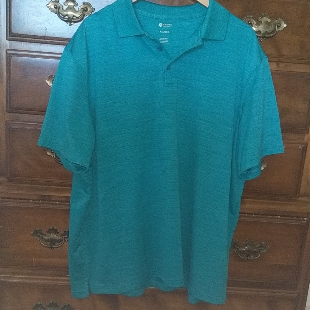 Men's Haggard polo XXL bright teal